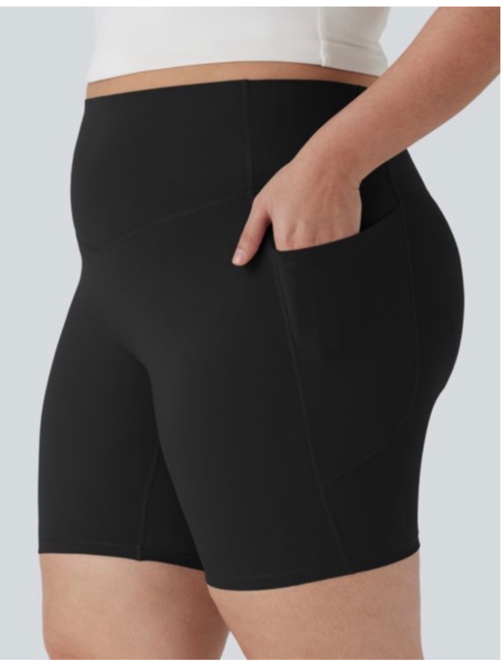 Halara New UltraSculpt High Waisted Tummy Control Shaping Shorts Black Size 3X
